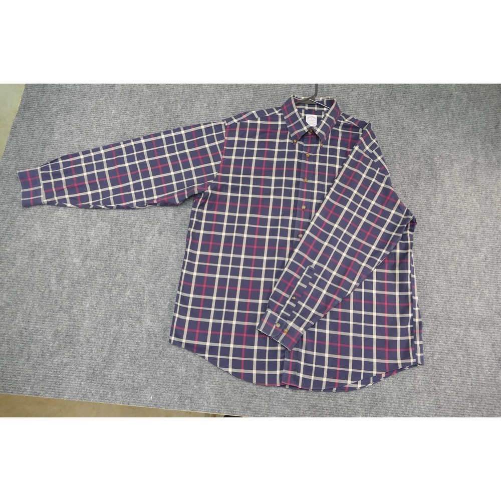 Brooks Brothers mens button down shirt‎ XL suprema cotton